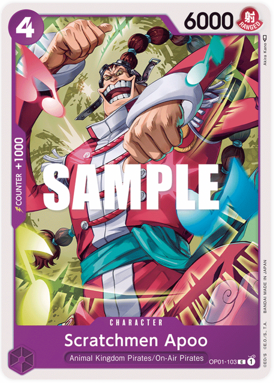 OP01-103 C Scratchmen Apoo