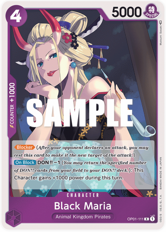 OP01-111 R Black Maria