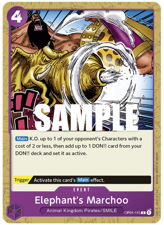 OP01-115 C Elephant's Marchoo