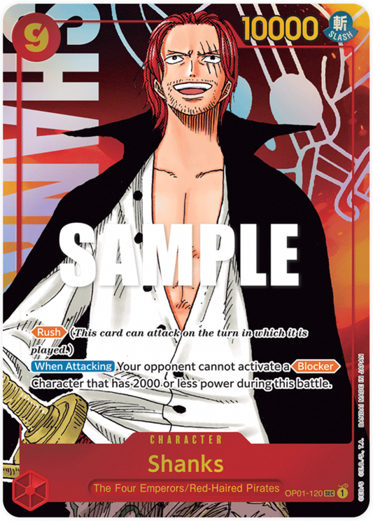 OP01-120 SEC Shanks AA