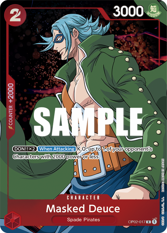 OP02-017 R Masked Deuce AA