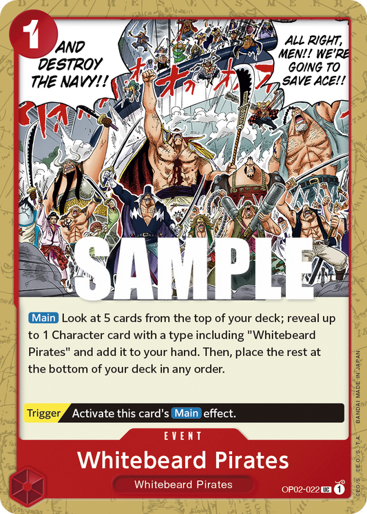 OP02-022 UC Whitebeard Pirates