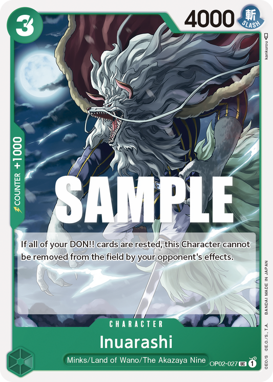 OP02-027 UC Inuarashi
