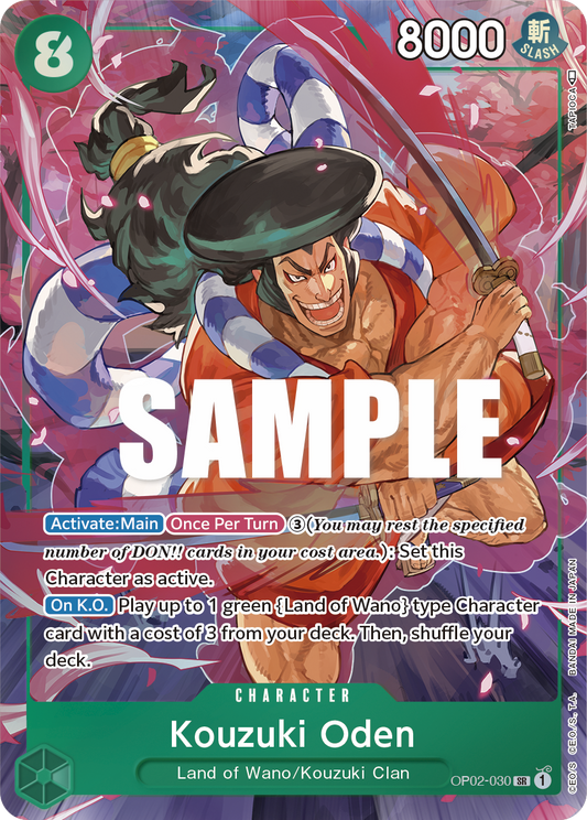 OP02-030 SR Kouzuki Oden AA