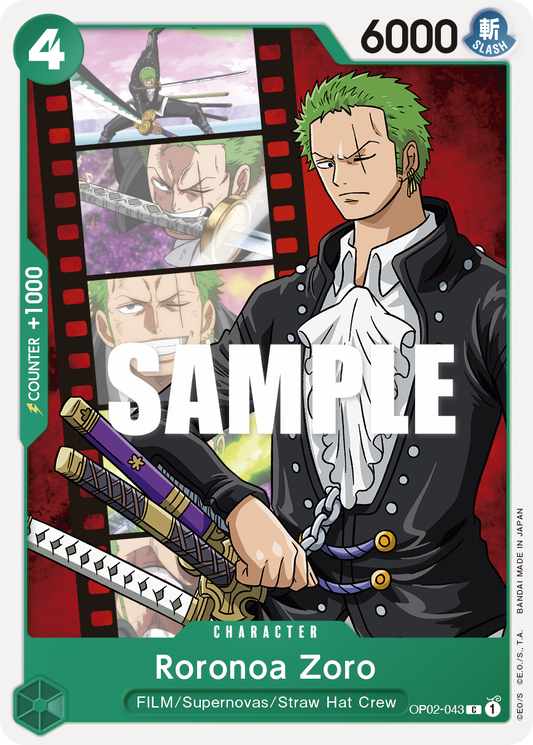 OP02-043 C Roronoa Zoro