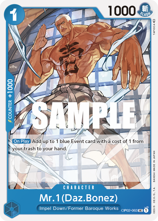 OP02-063 UC Mr.1(Daz.Bonez)