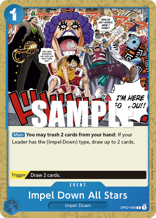 OP02-066 C Impel Down All Stars