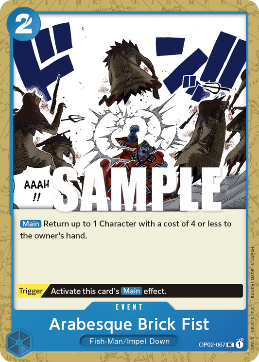 OP02-067 UC Arabesque Brick Fist