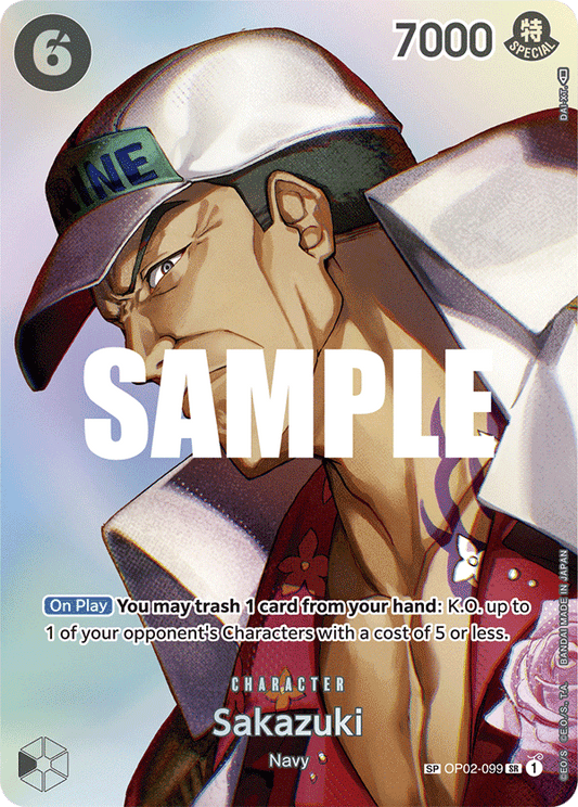 OP02-099 SP Sakazuki