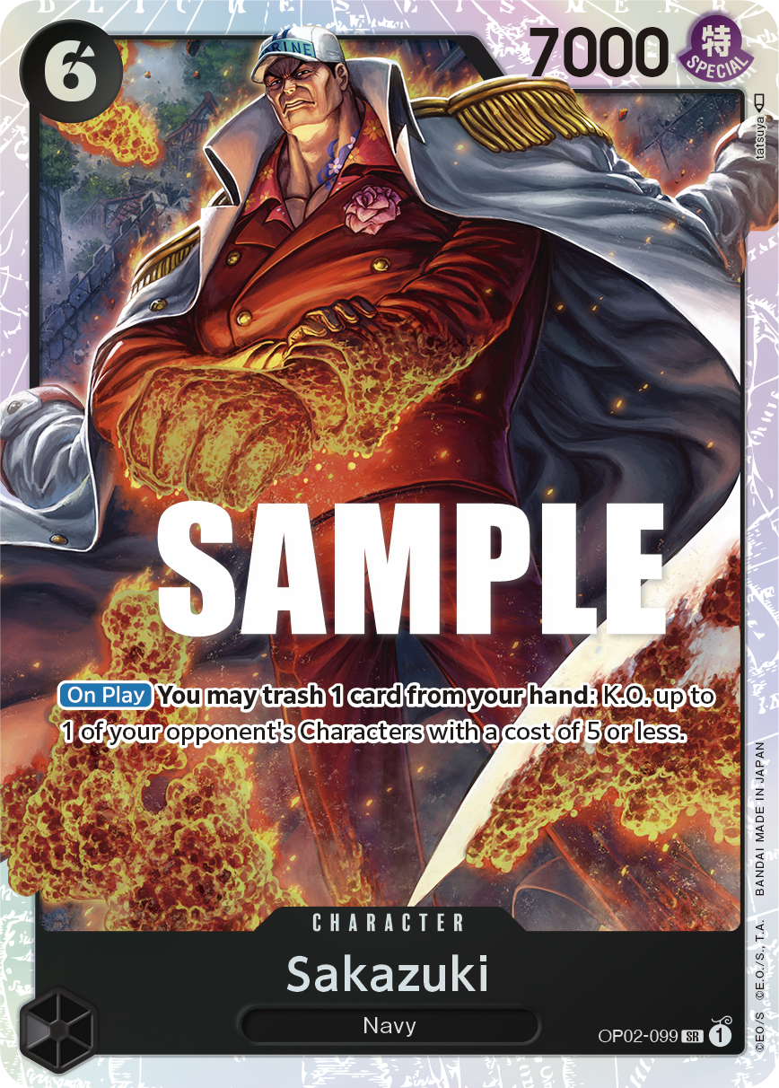 OP02-099 SR Sakazuki