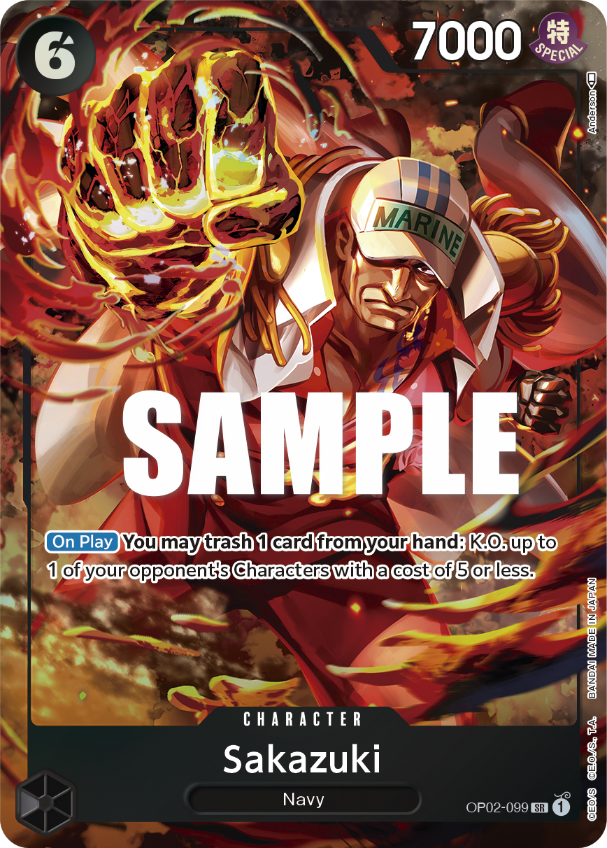 OP02-099 SR Sakazuki AA