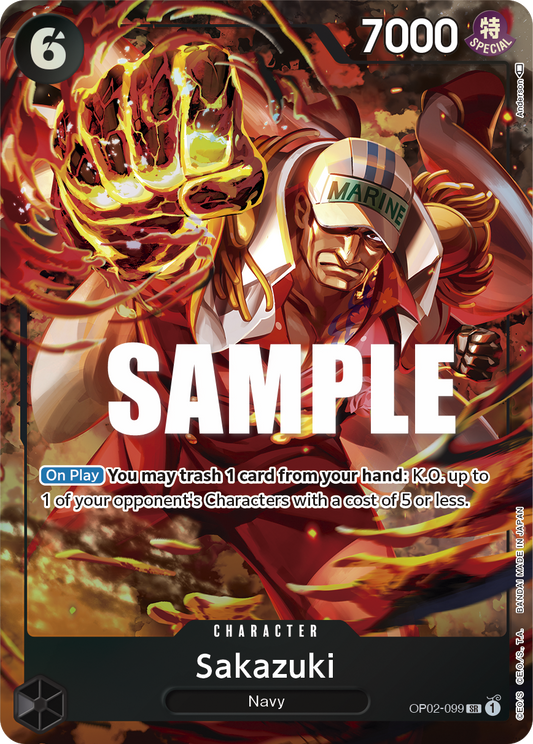 OP02-099 SR Sakazuki AA