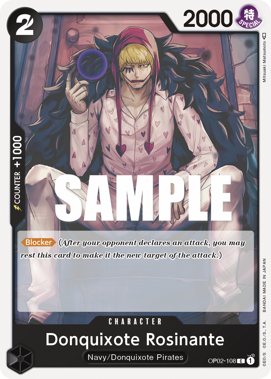 OP02-108 C Donquixote Rosinante