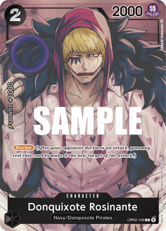 OP02-108 C Donquixote Rosinante AA