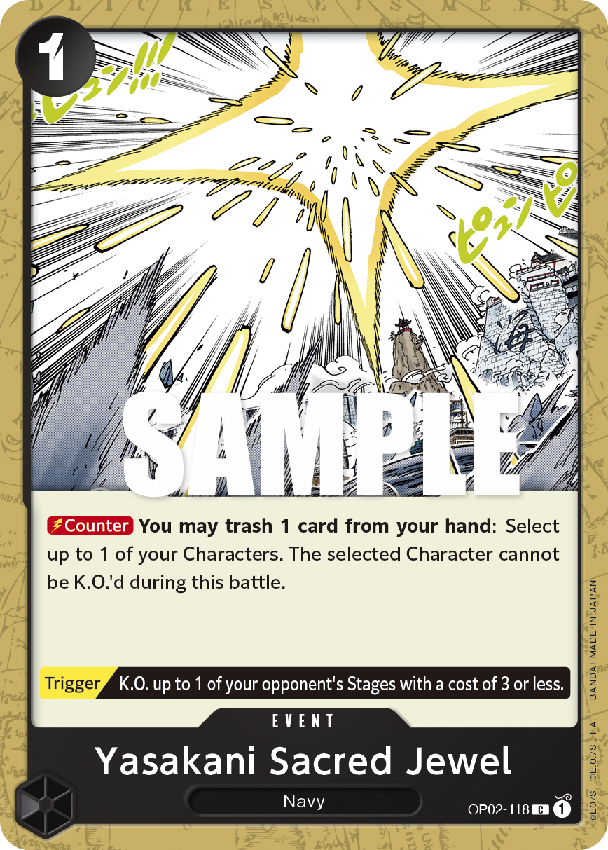 OP02-118 C Yasakani Sacred Jewel