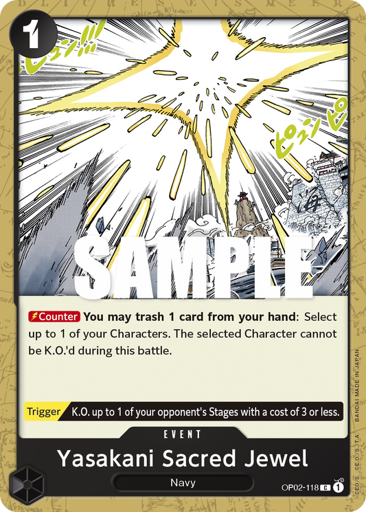 OP02-118 C Yasakani Sacred Jewel