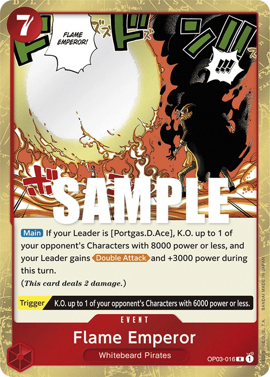 OP03-016 R Flame Emperor