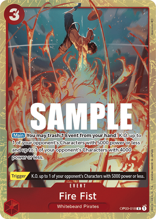 OP03-018 R Fire Fist AA