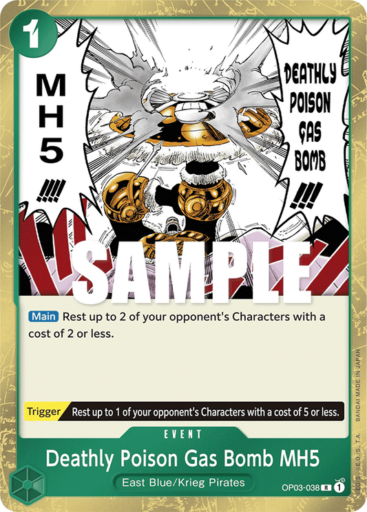 OP03-038 R Deathly Poison Gas Bomb MH5