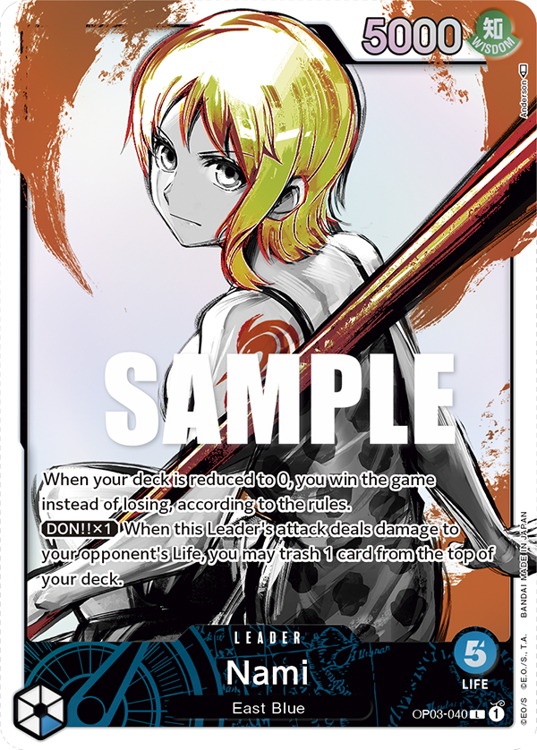 OP03-040 L Nami AA