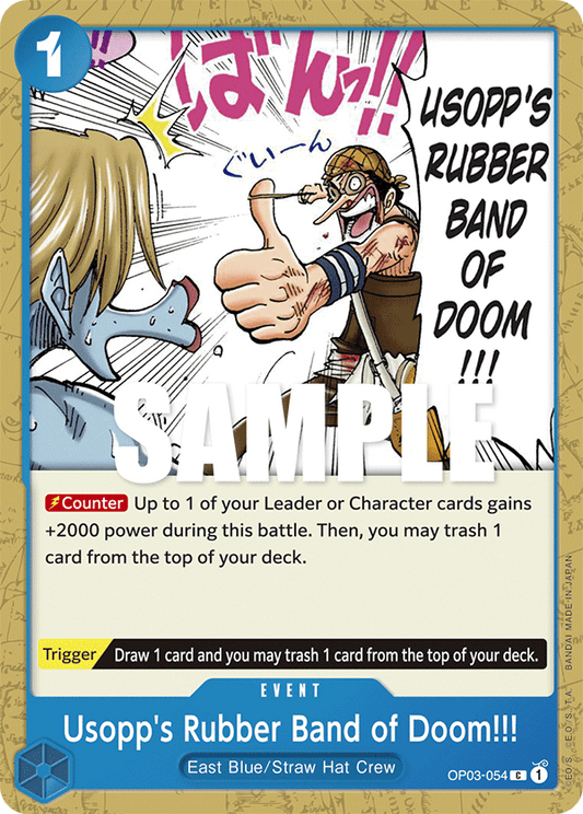OP03-054 C Usopp's Rubber Band of Doom!!!