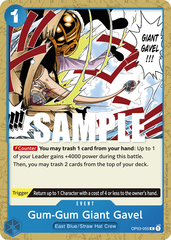 OP03-055 C Gum-Gum Giant Gavel