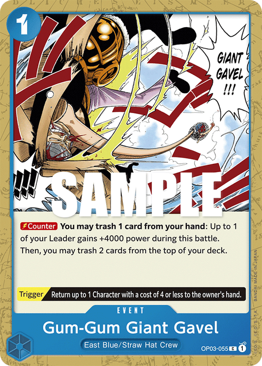 OP03-055 C Gum-Gum Giant Gavel