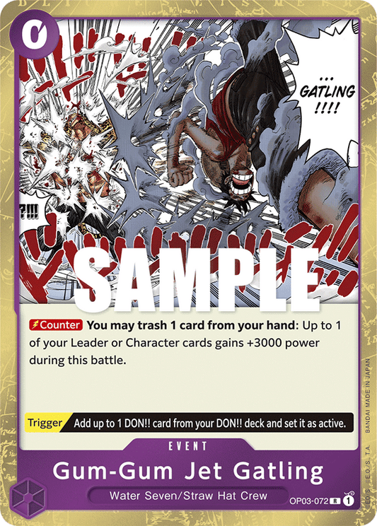 OP03-072 R Gum-Gum Jet Gatling
