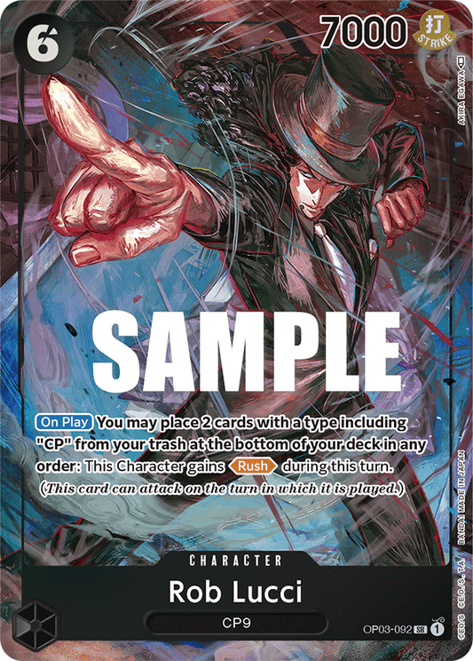 OP03-092 SR Rob Lucci AA