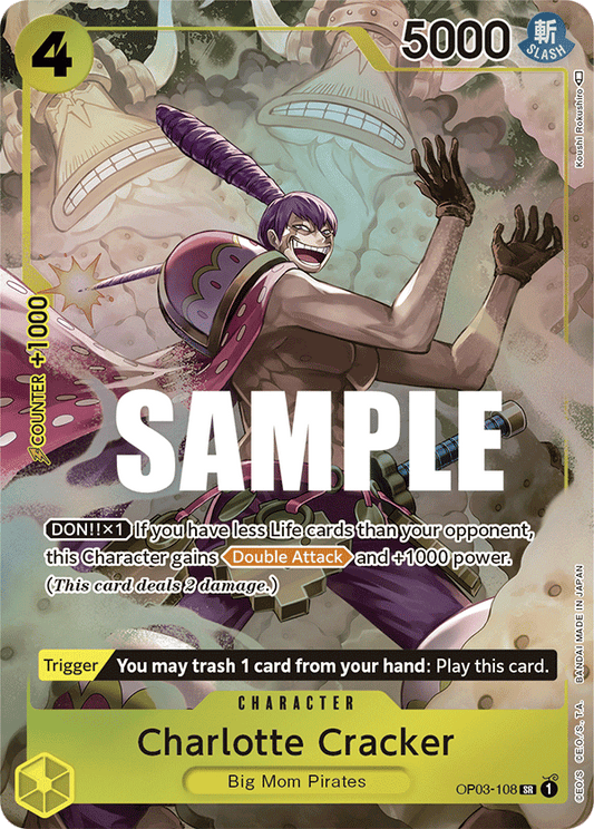 OP03-108 SR Charlotte Cracker AA