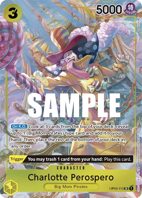 OP03-113 SR Charlotte Perospero AA