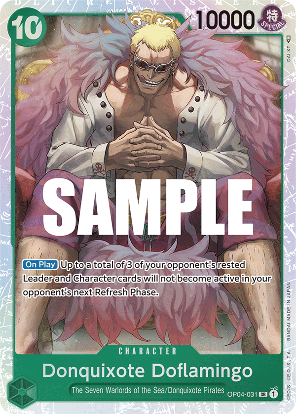 OP04-031 SR Donquixote Doflamingo