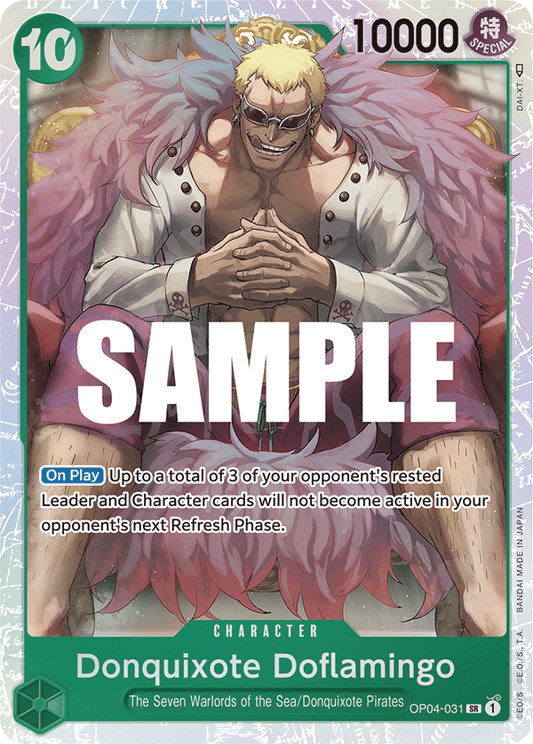 OP04-031 SR Donquixote Doflamingo