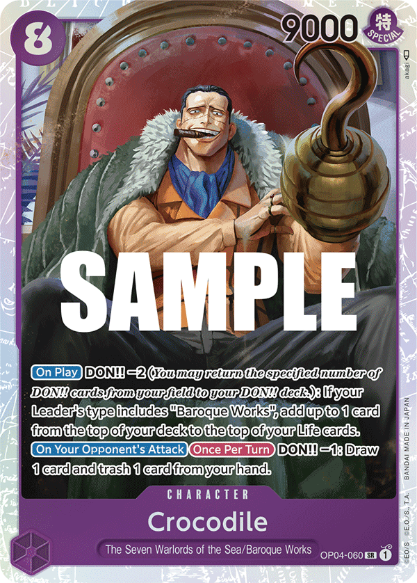 OP04-060 SR Crocodile