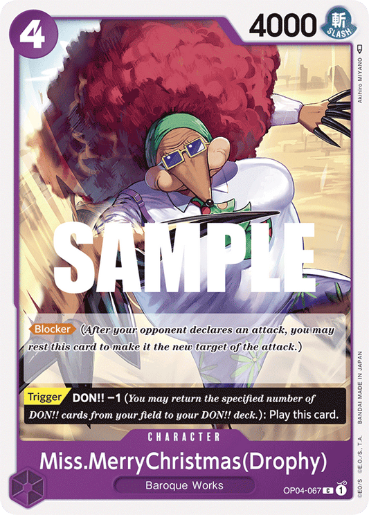 OP04-067 C Miss.MerryChristmas(Drophy)