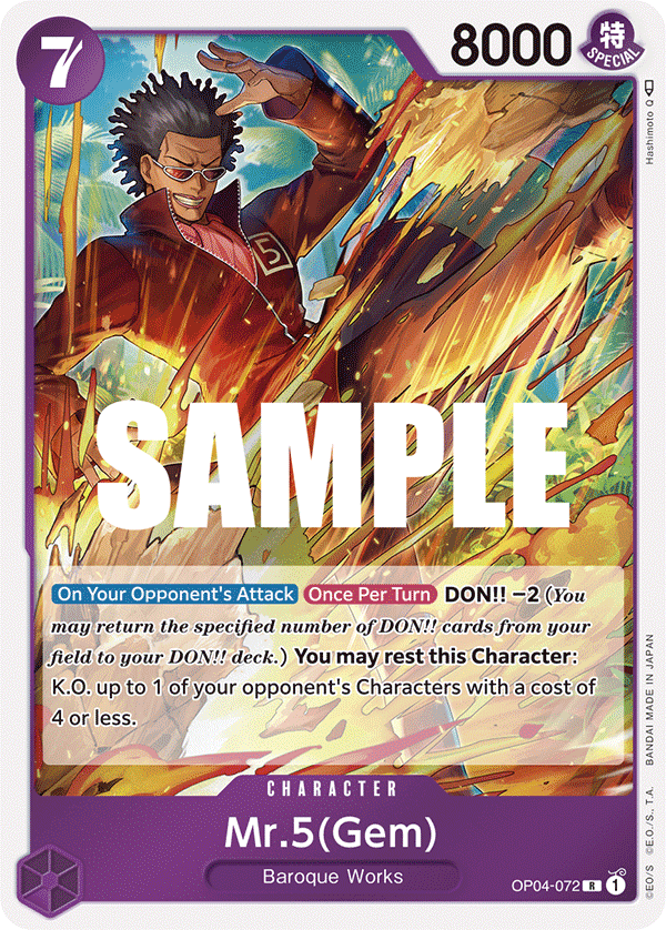 OP04-072 R Mr.5(Gem)