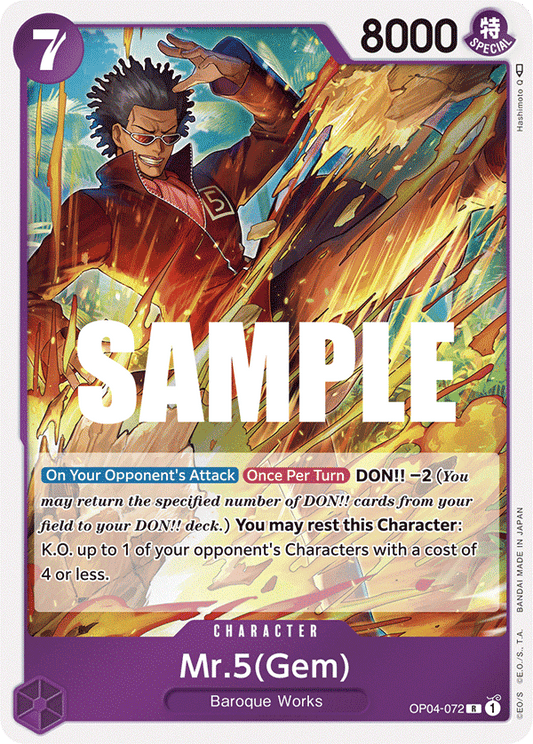 OP04-072 R Mr.5(Gem)