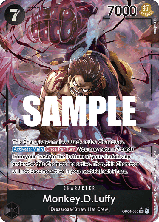 OP04-090 SR Monkey.D.Luffy AA