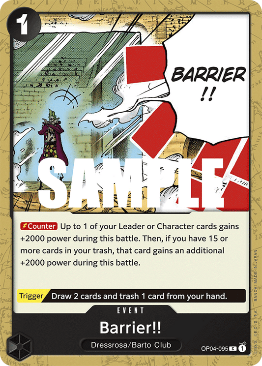 OP04-095 C Barrier!!