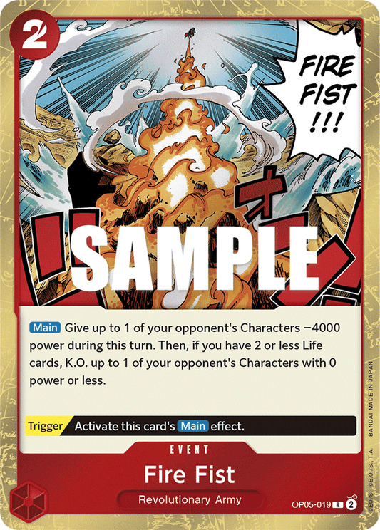 OP05-019 R Fire Fist