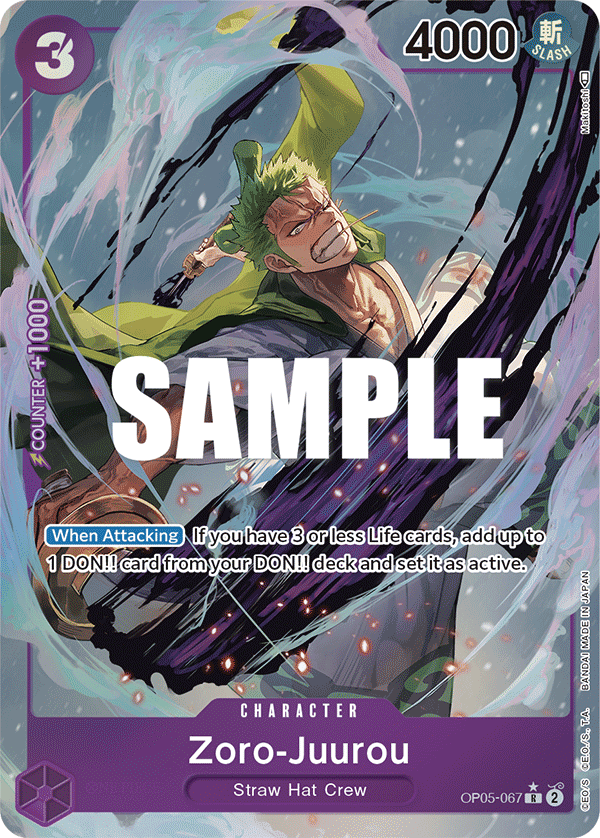 OP05-067 R Zoro-Juurou AA