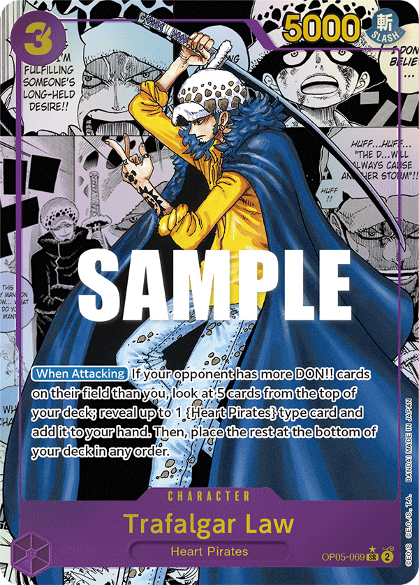 OP05-069 SR Trafalgar Law MANGA