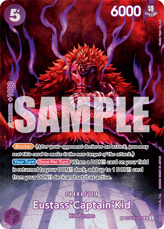 OP05-074 SP Eustass"Captain"Kid