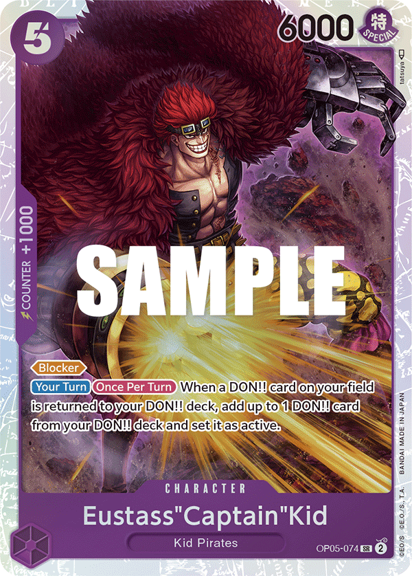 OP05-074 SR Eustass"Captain"Kid