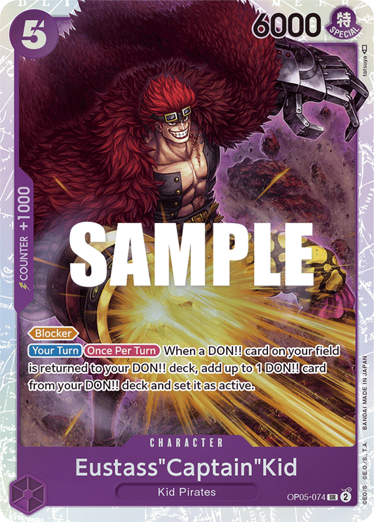 OP05-074 SR Eustass"Captain"Kid
