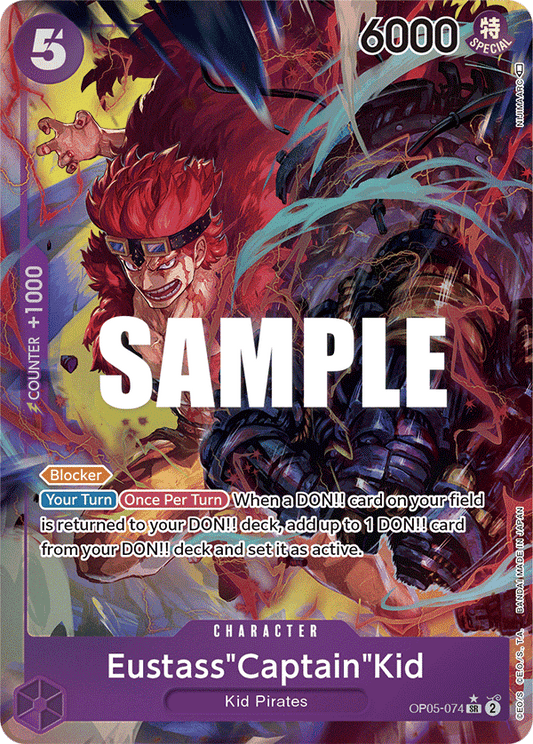 OP05-074 SR Eustass"Captain"Kid AA