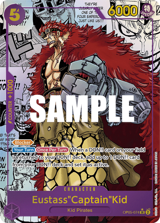 OP05-074 SR Eustass"Captain"Kid MANGA