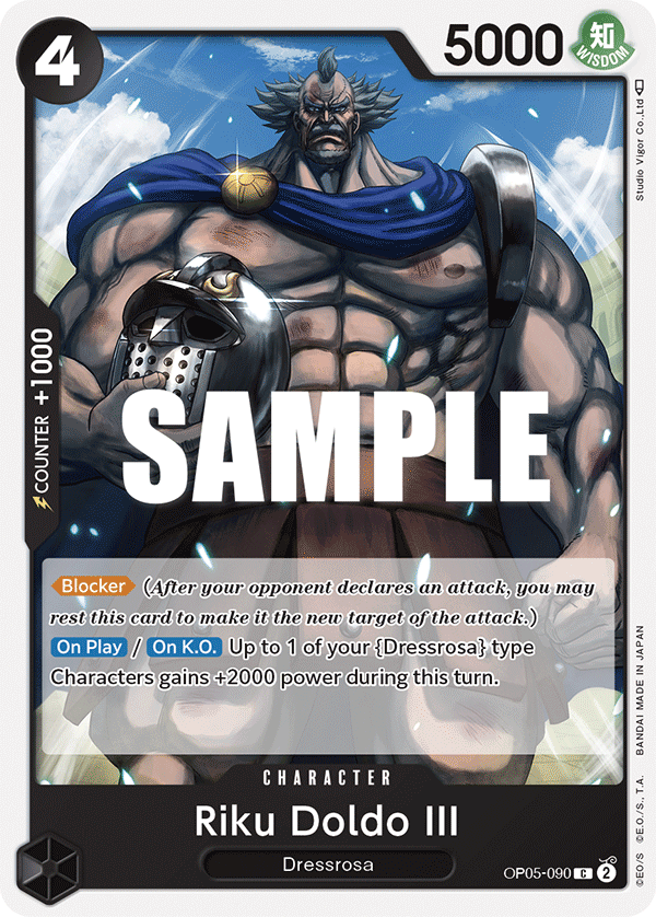 OP05-090 C Riku Doldo III