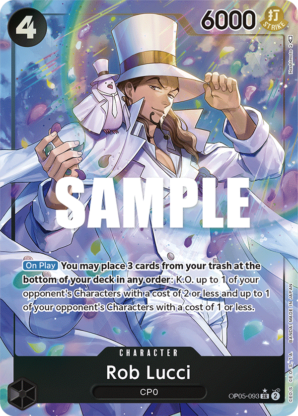 OP05-093 SR Rob Lucci AA