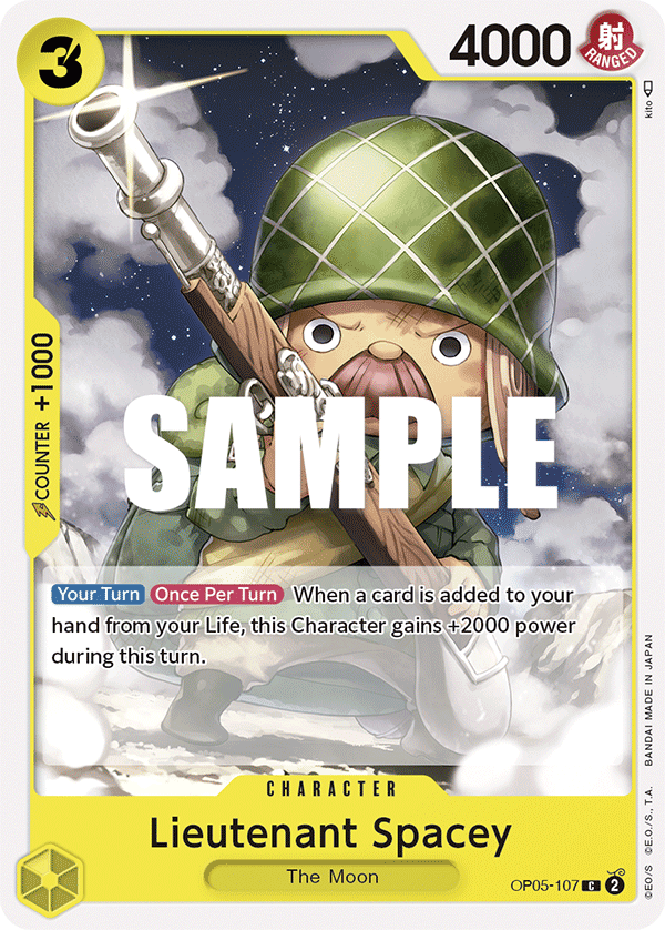OP05-107 C Lieutenant Spacey